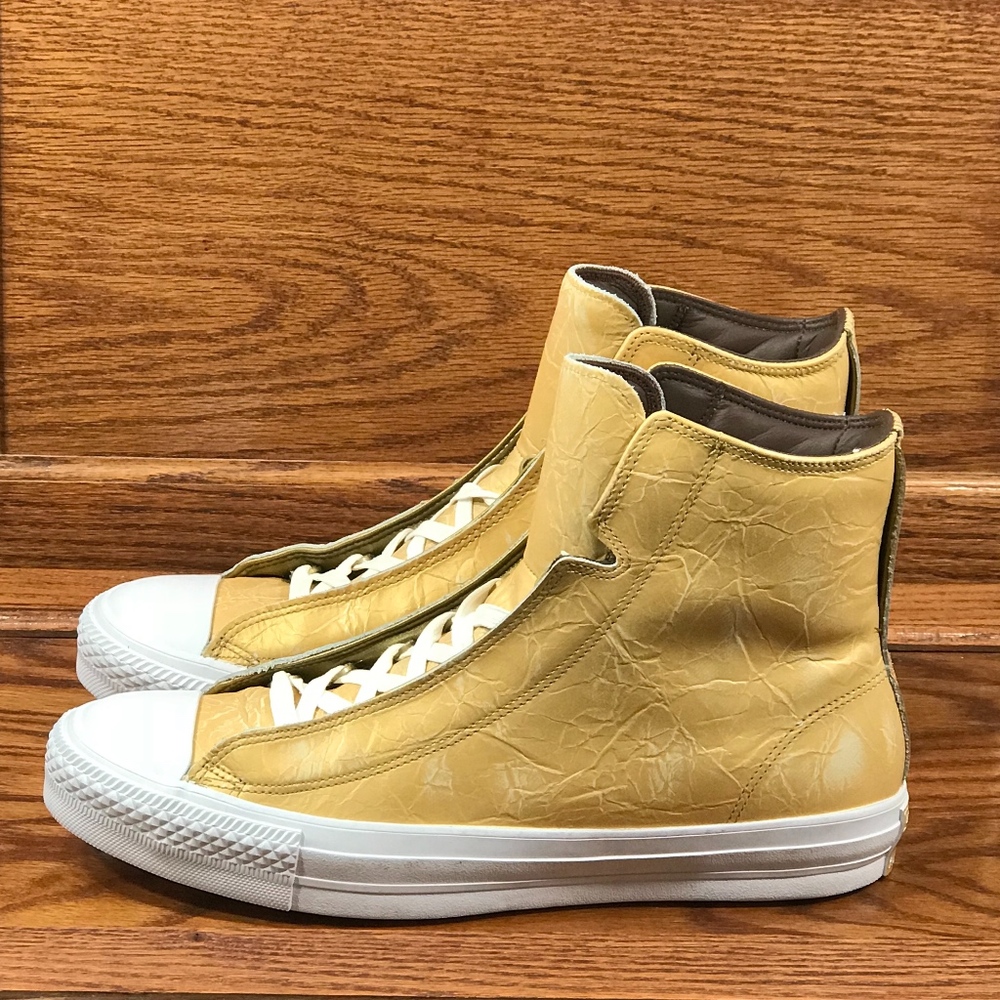 Converse CTAS Alpha Hi Aged Gold White Shoes